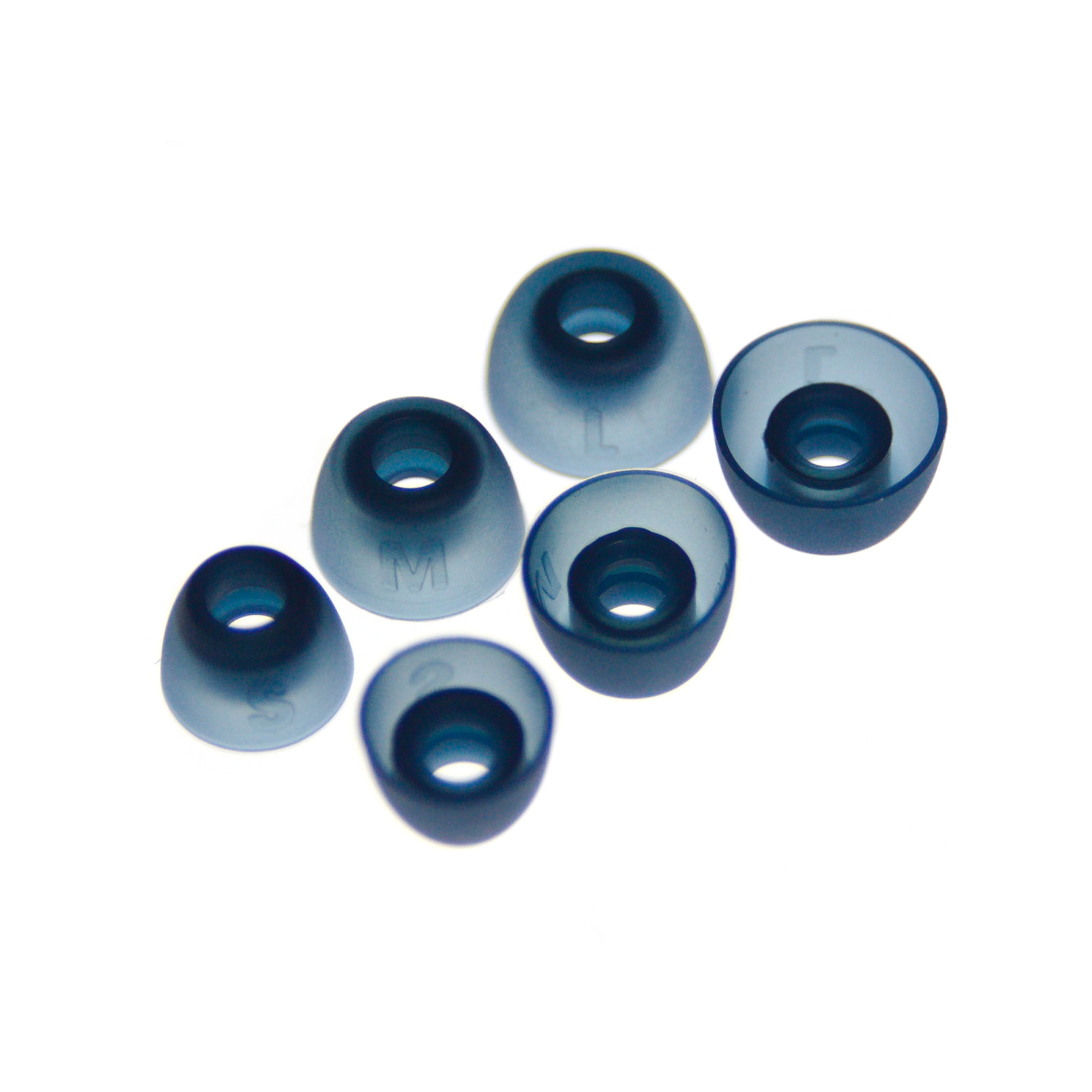 Gumki do  JBL T230NC TWS / Live Pro+/ Tune BEAM Blue Ghost Edition