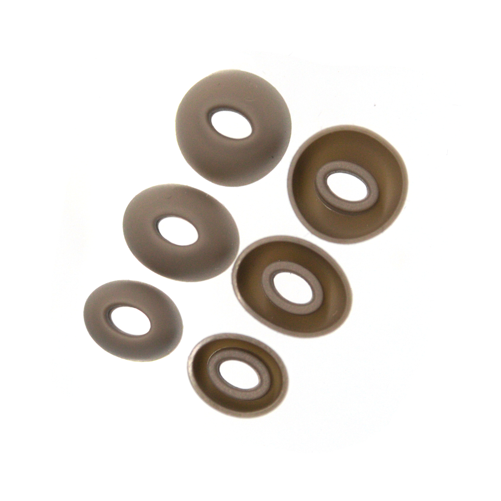 gumki owalne do Edifier / Xiaomi Redmi beżowe