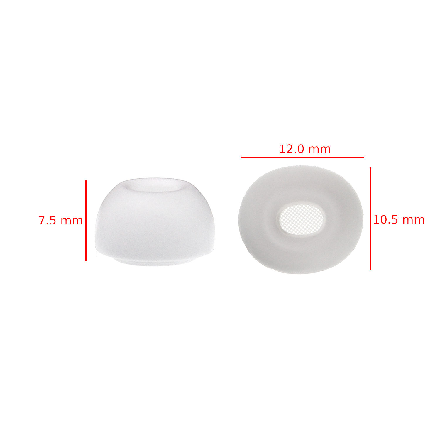 Gumki do Airpods Pro 3 - M białe