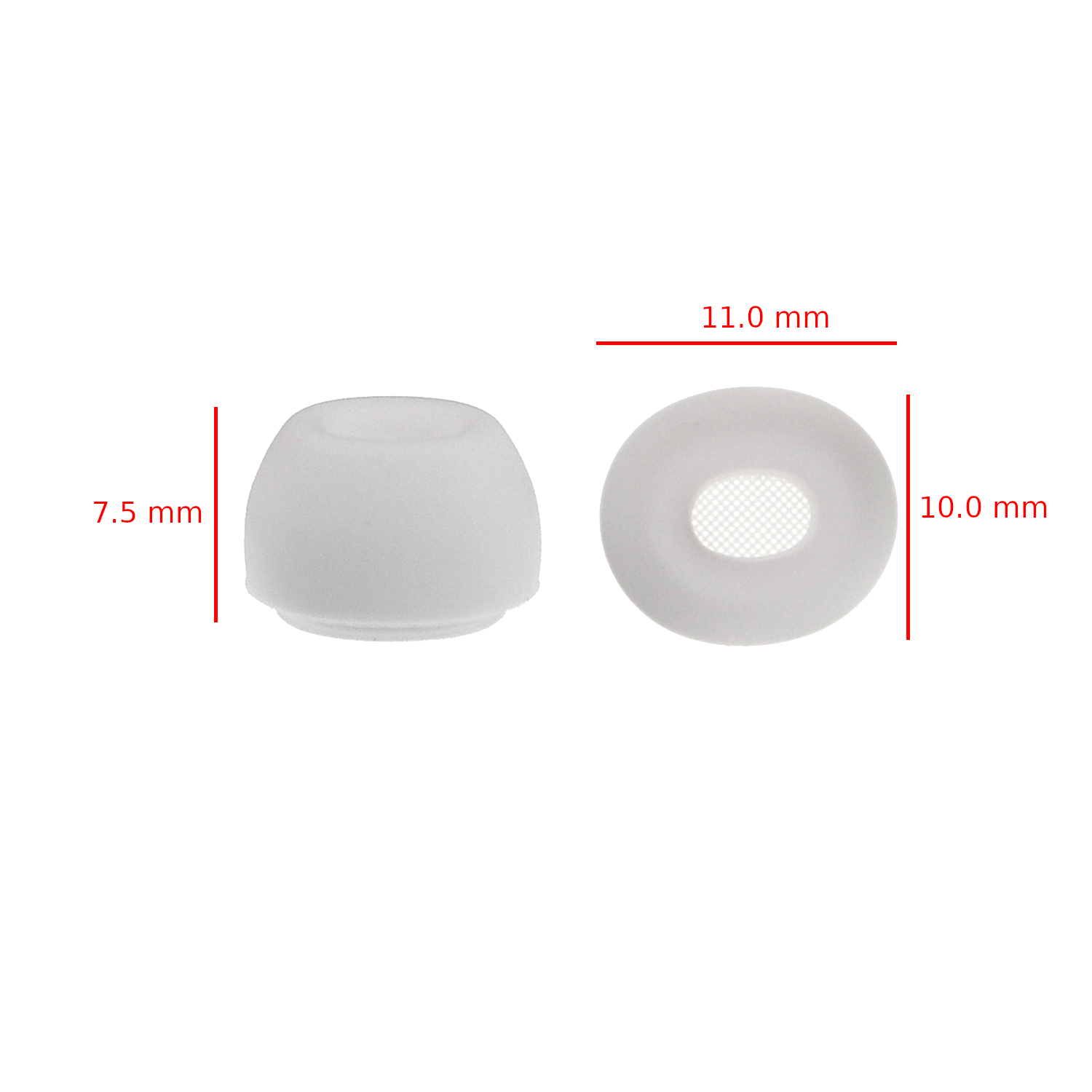 Gumki do Airpods Pro 3 - S białe