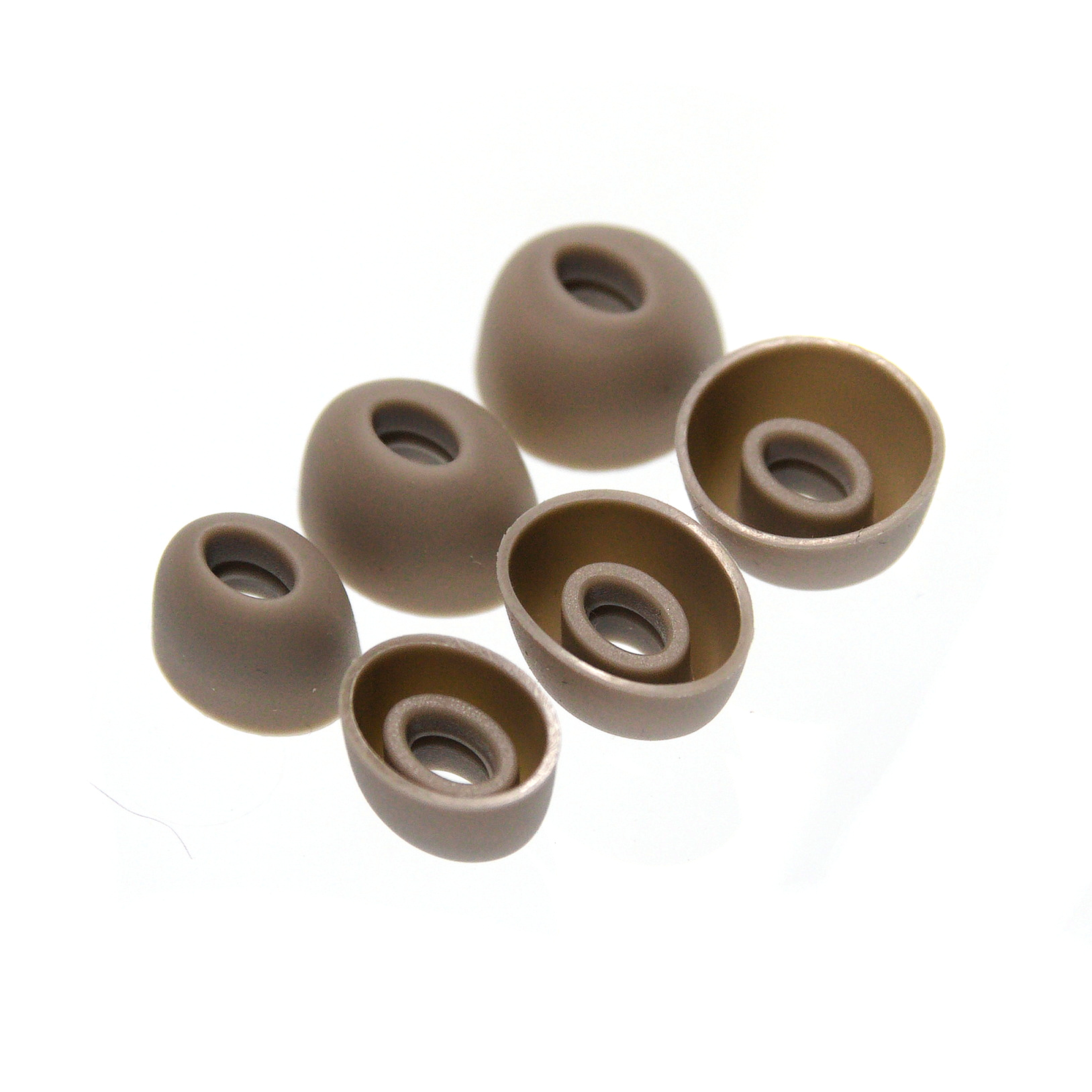 gumki owalne do Edifier / Xiaomi Redmi beżowe