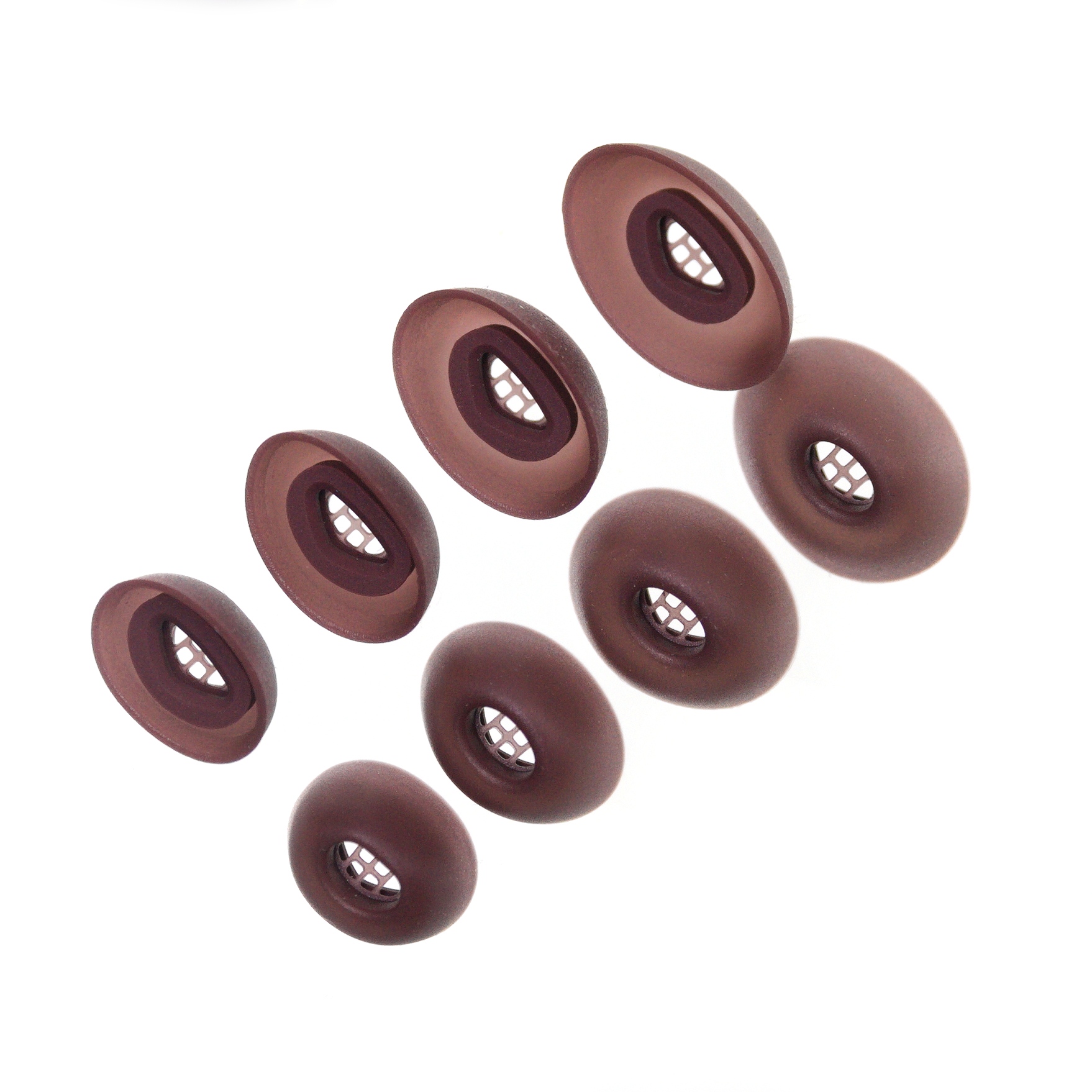 Gumki do Jabra Elite 10 Brązowe Brown