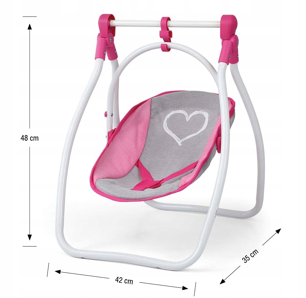 Łóżeczko Dla Lalki Krzesełko + Akcesoria Milly Mally Elsa