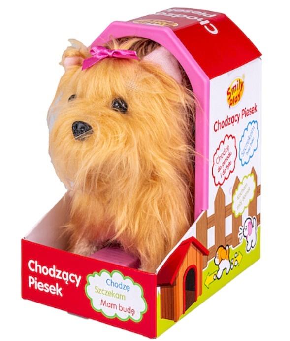 Piesek Interaktywny York Smily Play - szczeka i chodzi zabawka