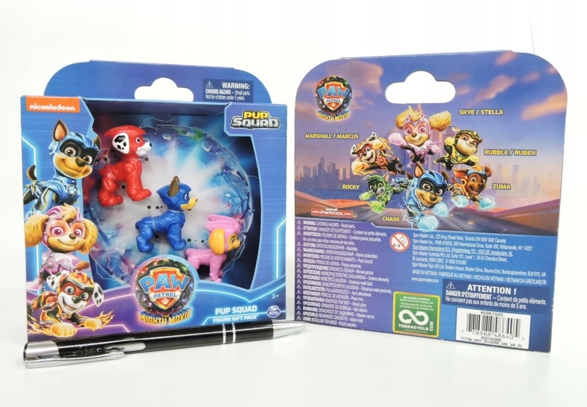 Psi Patrol Film 2: Zestaw 3 figurek mini