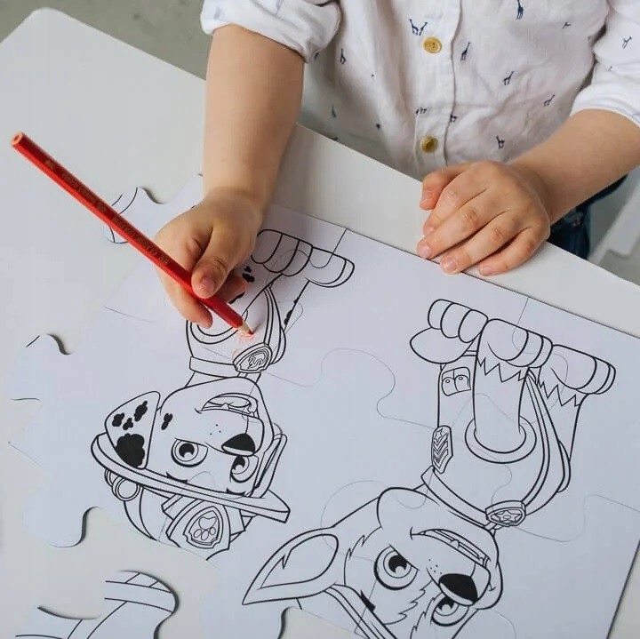 DWUSTRONE MAXI PUZZLE 24 EL. WYZWANIE PSI PATROL 3W1