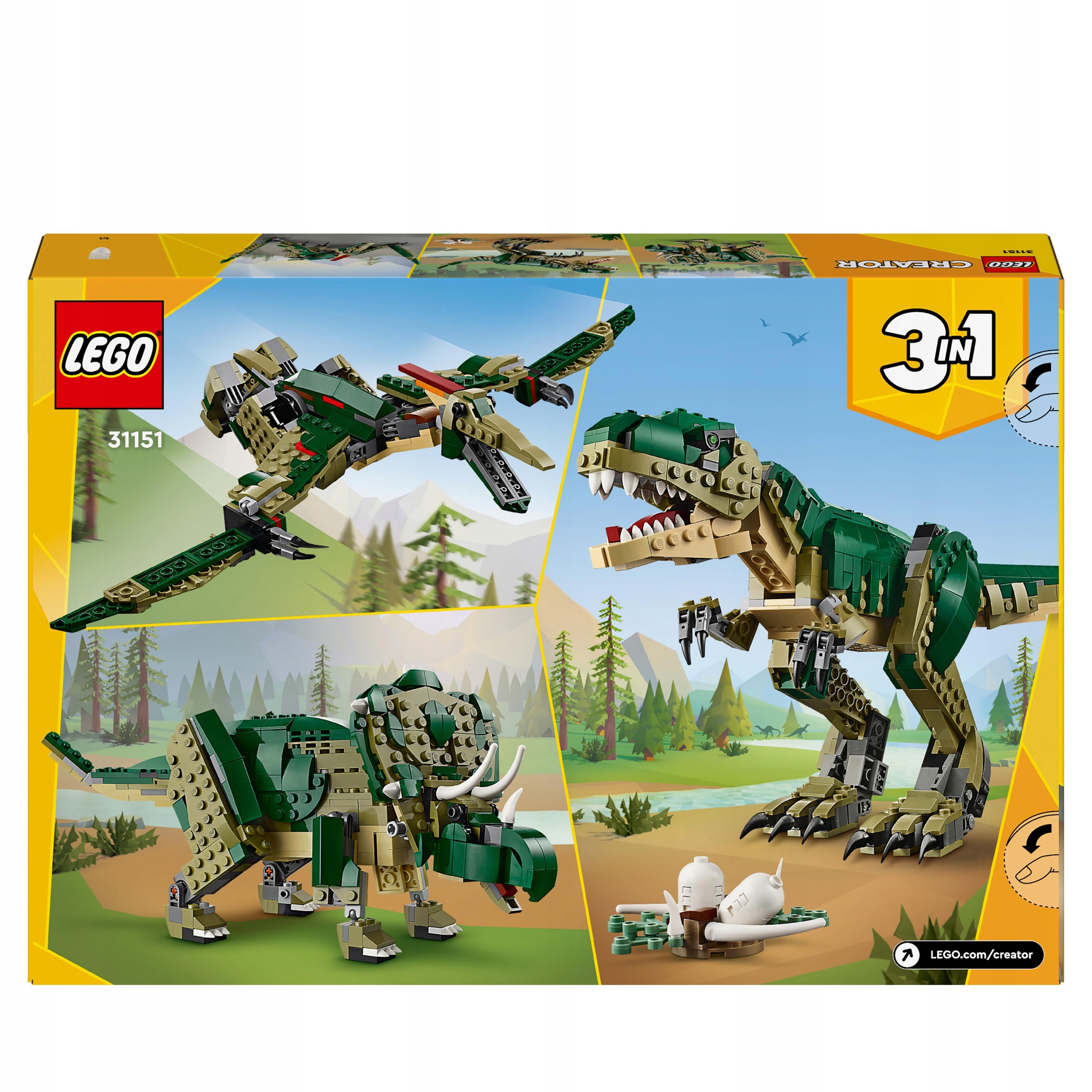 LEGO Creator 3 w 1 Tyranozaur 9+