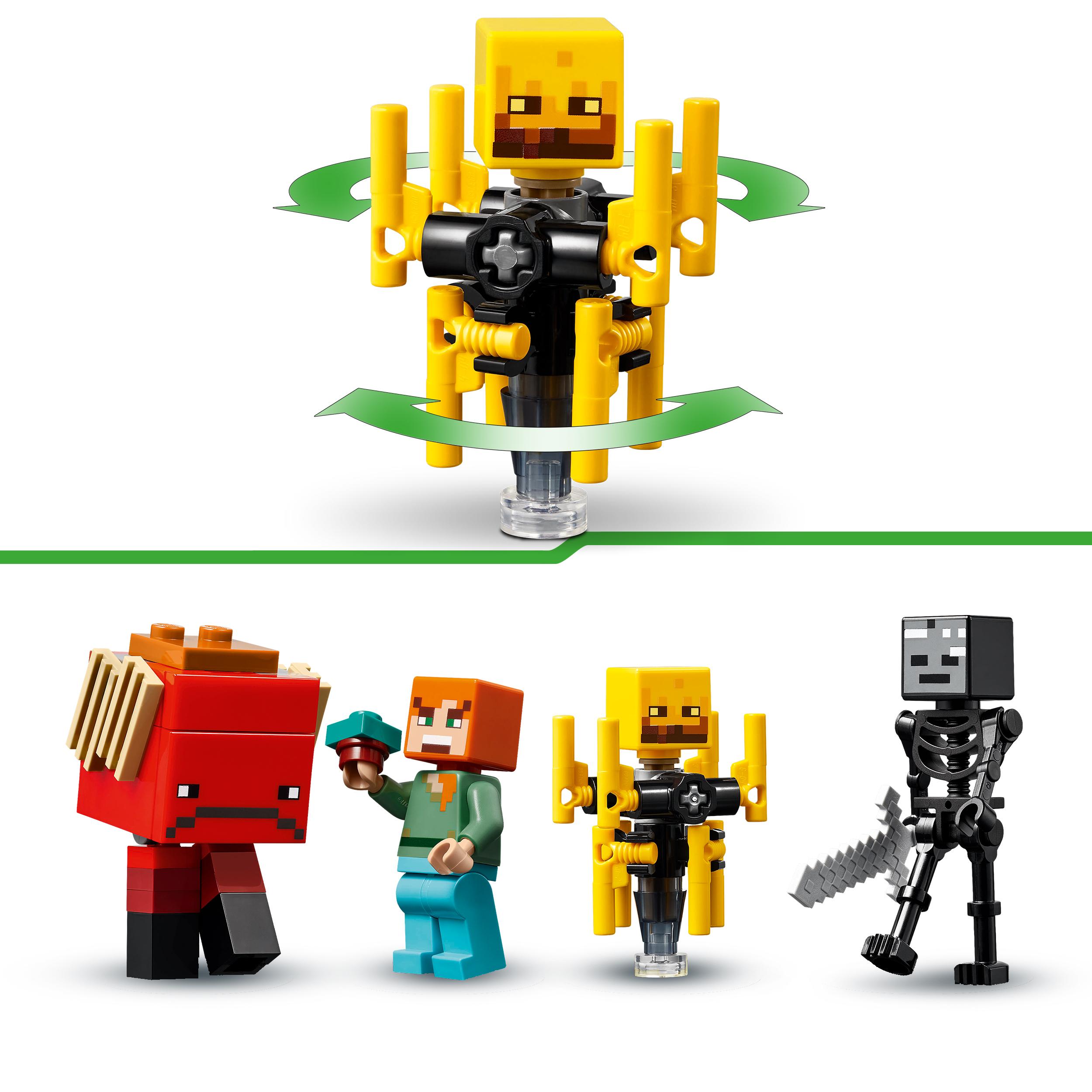 LEGO Minecraft 21266 Bitwa w Netherze Zestaw z Mobami i Lawą 6+