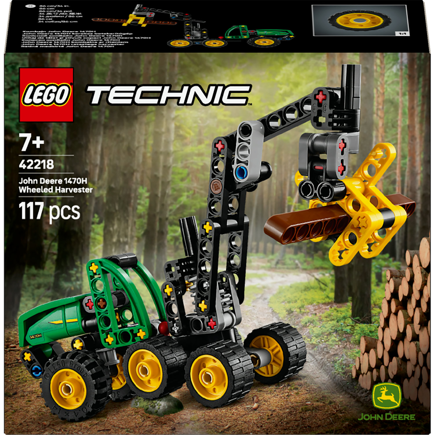LEGO Technic 42218 Harwester John Deere katalog 2026 7+