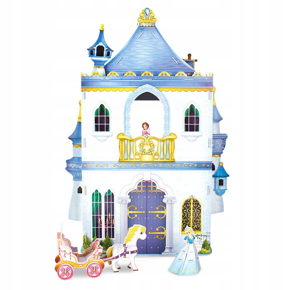 Puzzle 3D Domek dla lalek Fairytale Cast