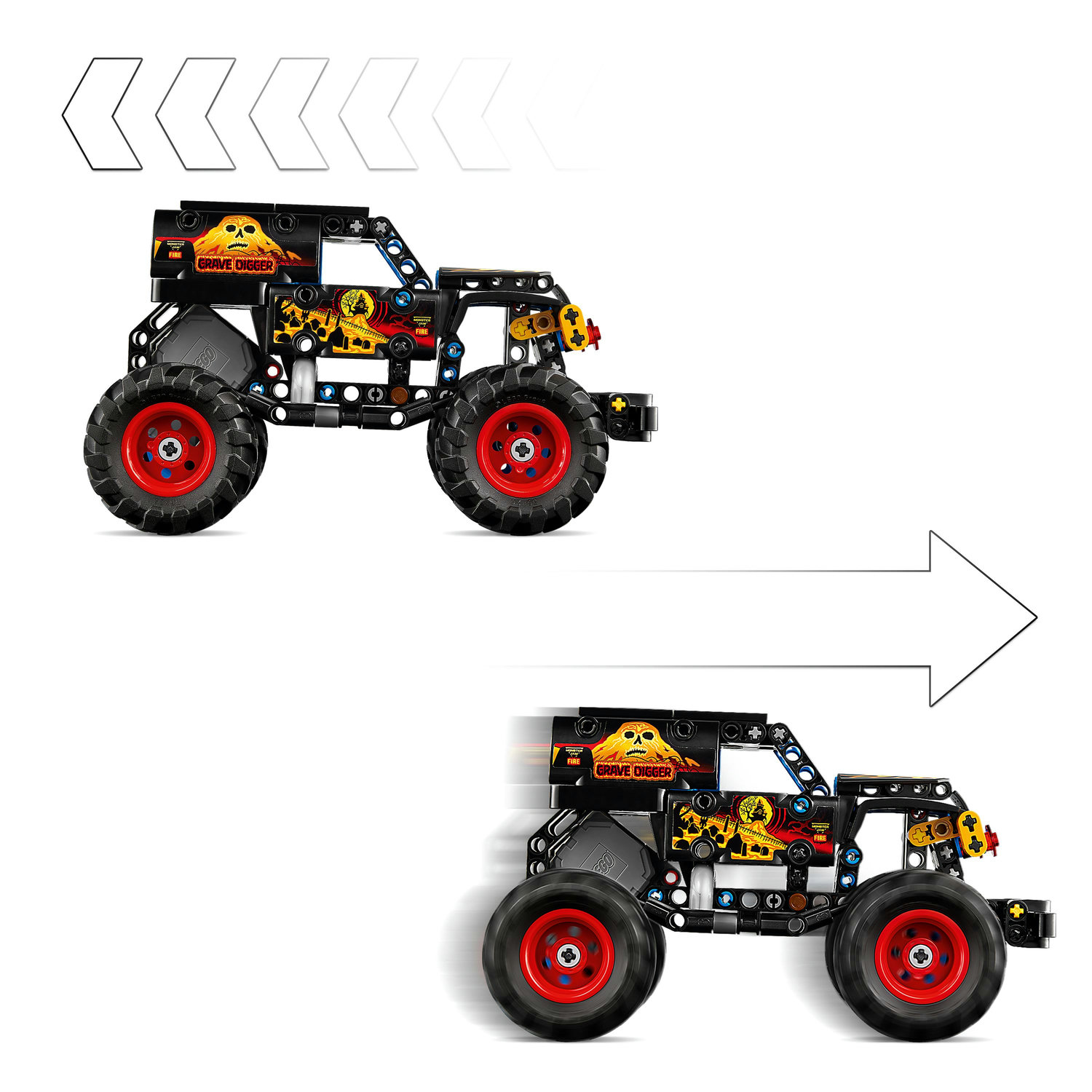 LEGO Technic 42219 Monster Jam Grave Digger katalog 2026 7+