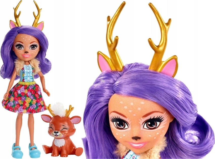 Enchantimals Lalka Danessa Deer Jelonek i Sprint FXM75