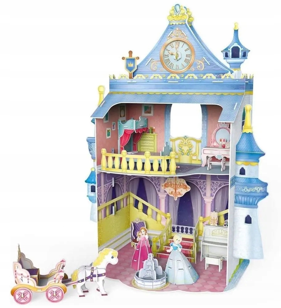 Puzzle 3D Domek dla lalek Fairytale Cast