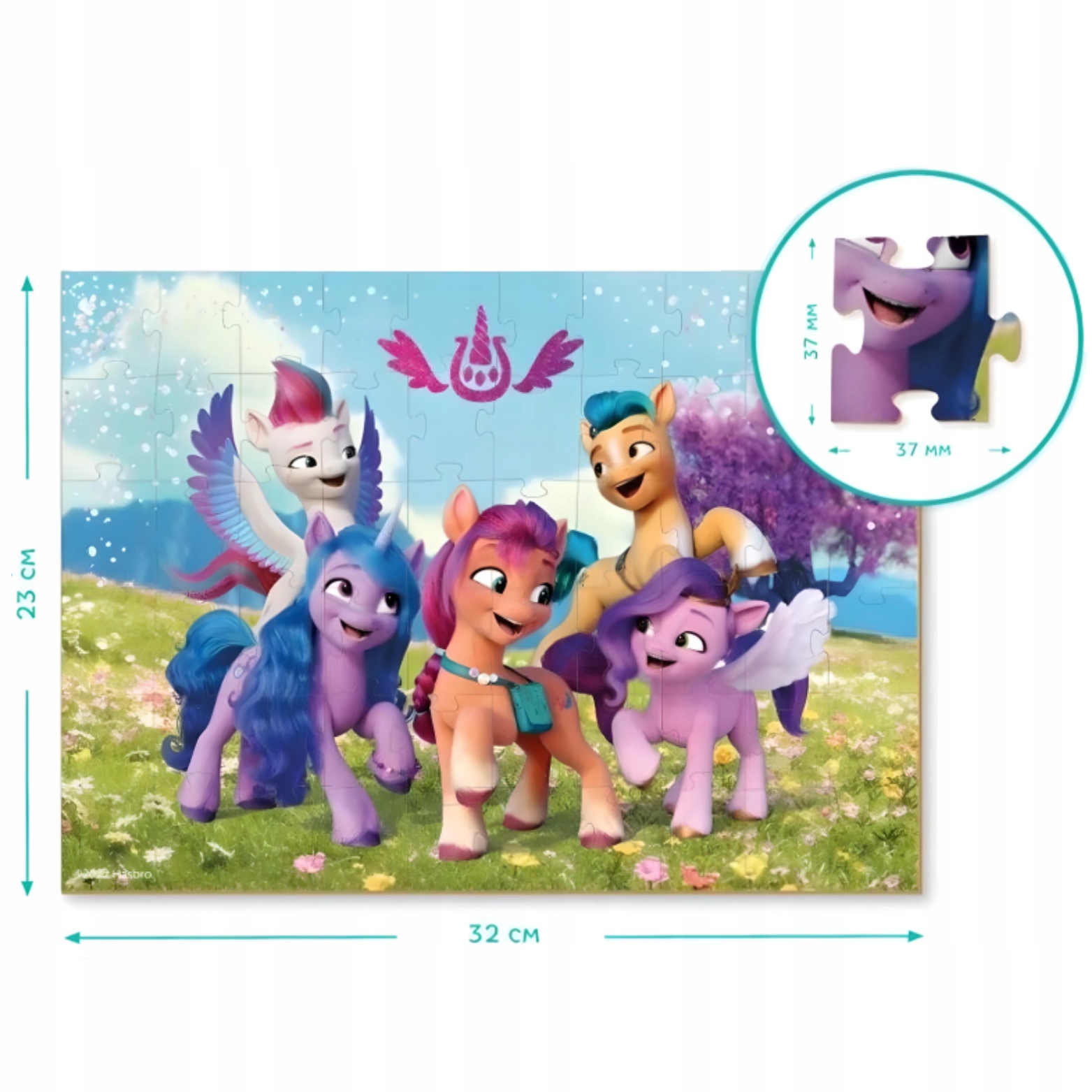 Puzzle Dodo 60 elementów MY LITTLE PONY Przyjaźń to Magia Kucyki 4+