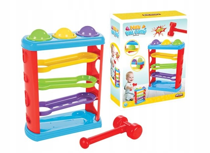 Zjeżdżalnia dla piłeczek z młoteczkiem Artyk 033513 +12m