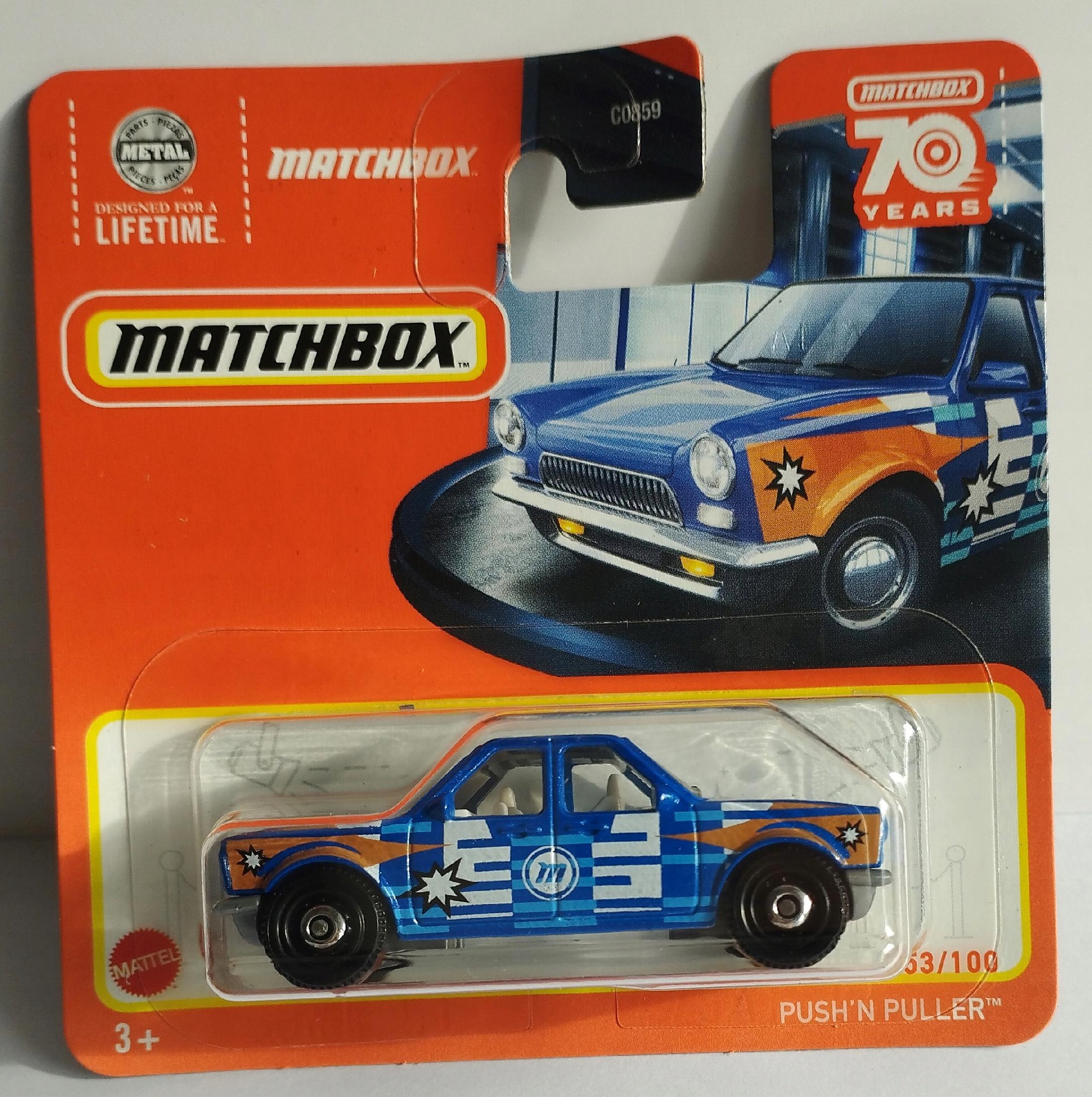 Samochód 53/100 MATCHBOX PUSH 'N PULLER NOWY 53/100