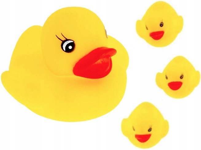 KACZKA KACZKI -rodzina kaczek w siatce DUŻA