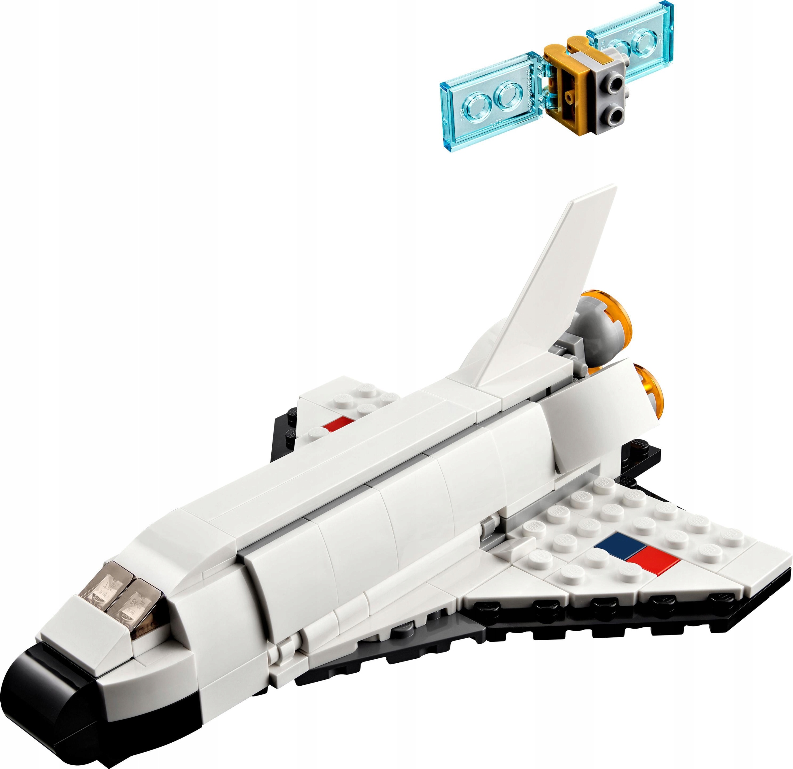 Klocki Lego Creator 31134 Prom kosmiczny Astronauta z Flagą 144 Elementy