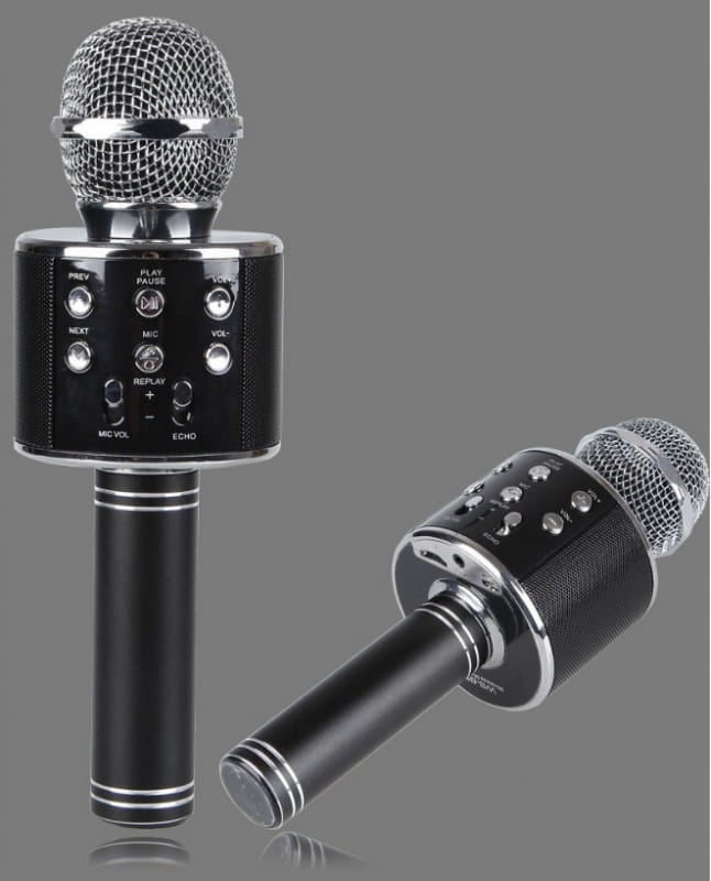 Mikrofon Bezprzewodowy Karaoke Ws-858 Różowy