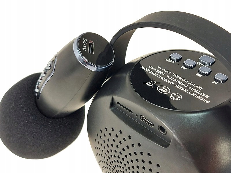 Głośnik Mikrofon Karaoke TREFL ADAR Bluetooth USB MIX Nagrywanie