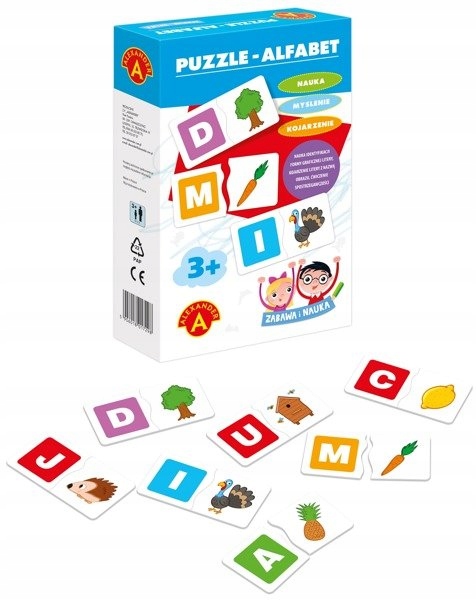 Puzzle ALFABET 48 elementów Alexander XP-610881 1828