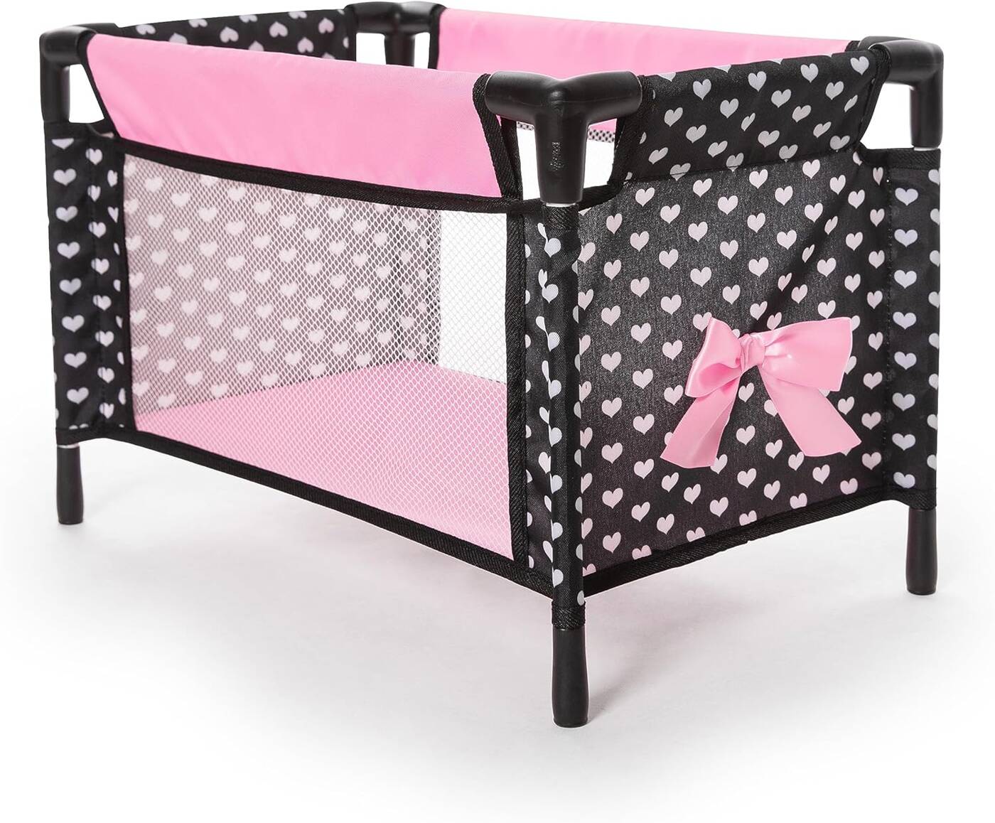 Łóżeczko Dla Lalki Turystyczne, Krzesełko Do Karmienia Z Akcesoriami Bayer