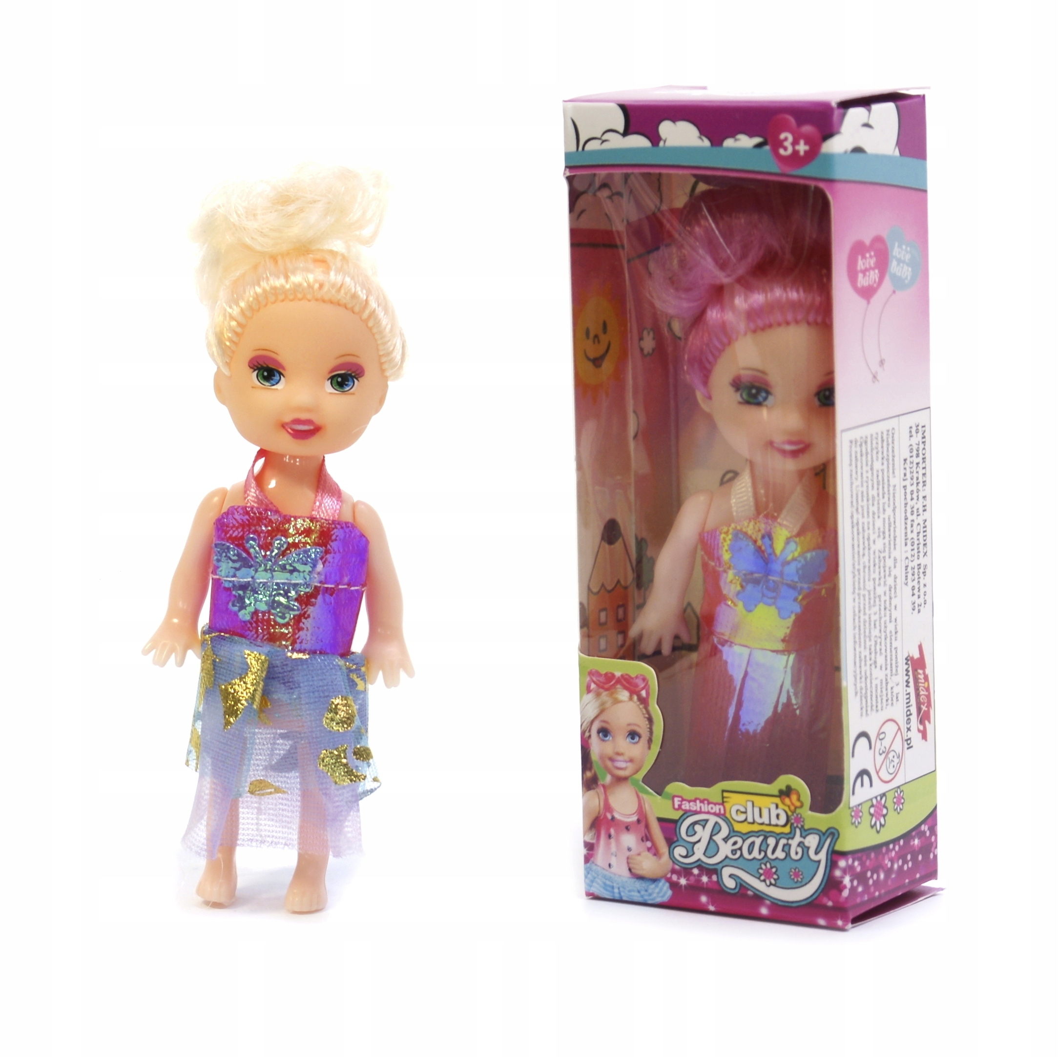 Lalka Modnie Ubrana Mini Laleczka