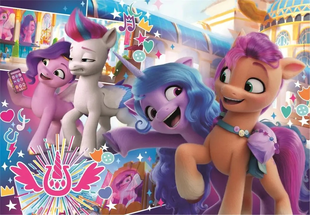 PUZZLE 104 MAXI MY LITTLE PONY CLEMENTONI 23764