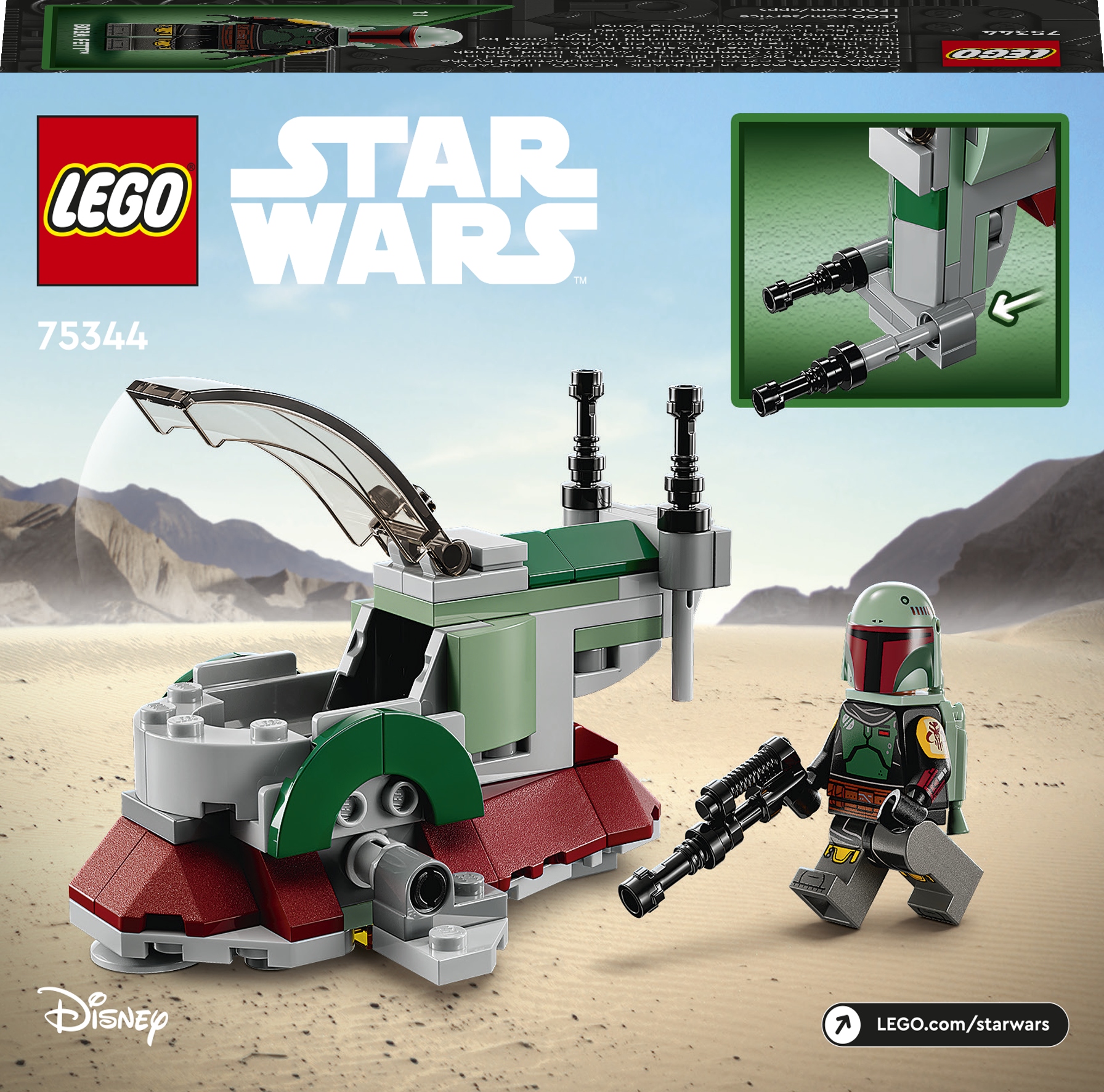 LEGO Star Wars 75344 Mikromyśliwiec kosmiczny Boby Fetta +6lat