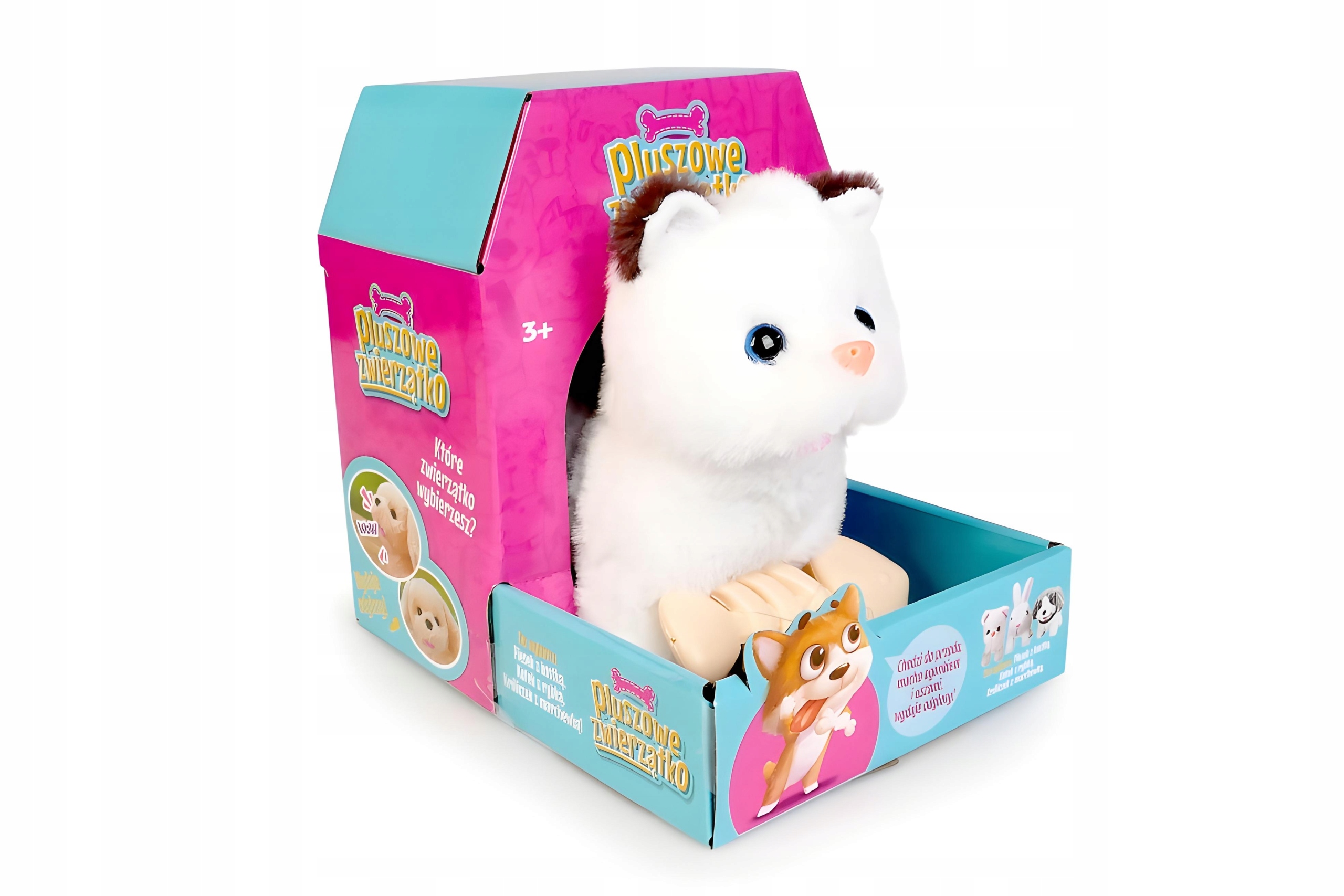 Kotek pluszak interaktywny - miauczy, wydaje odgłosy, maskotka dla dzieci