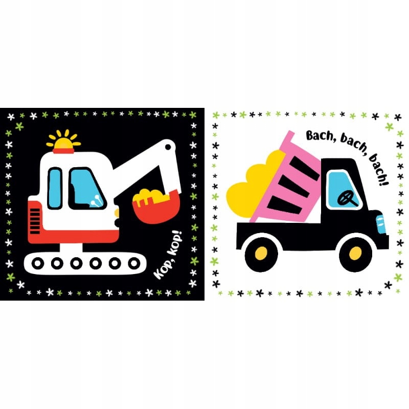 Książeczka kontrastowa „Moje pojazdy” - Agnieszka Bator