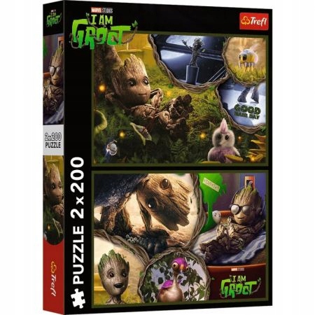 Puzzle 2 x 200elem. Ja jestem Groot Trefl