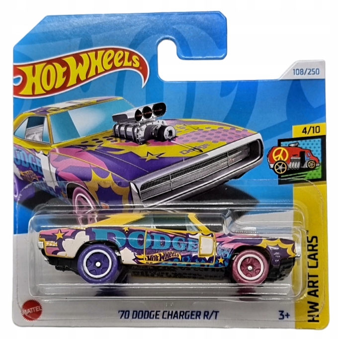 HOT WHEELS '70 DODGE CHARGER R/T HTB76 2024