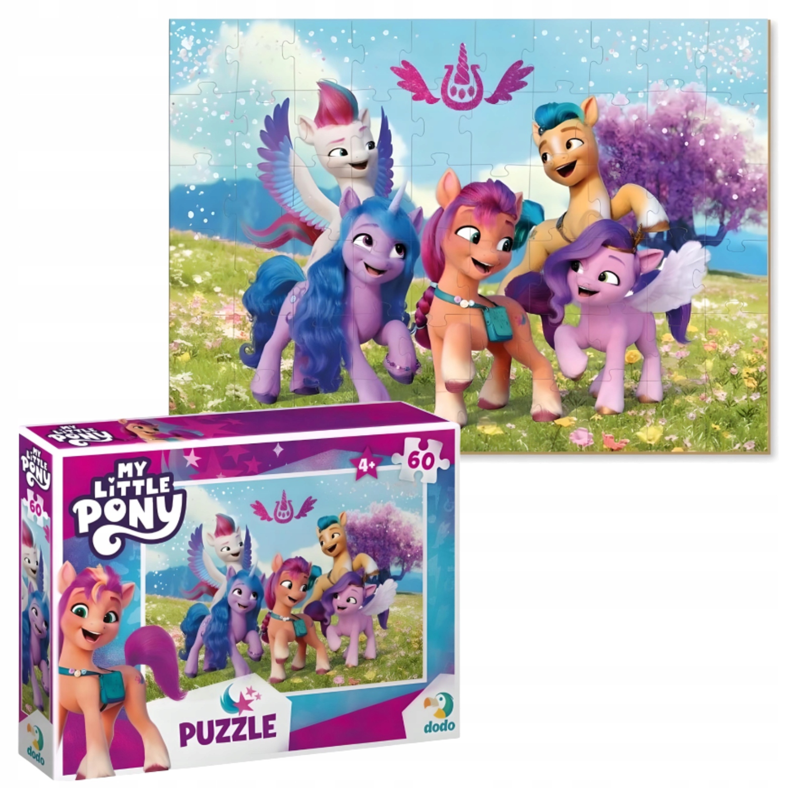 Puzzle Dodo 60 elementów MY LITTLE PONY Przyjaźń to Magia Kucyki 4+