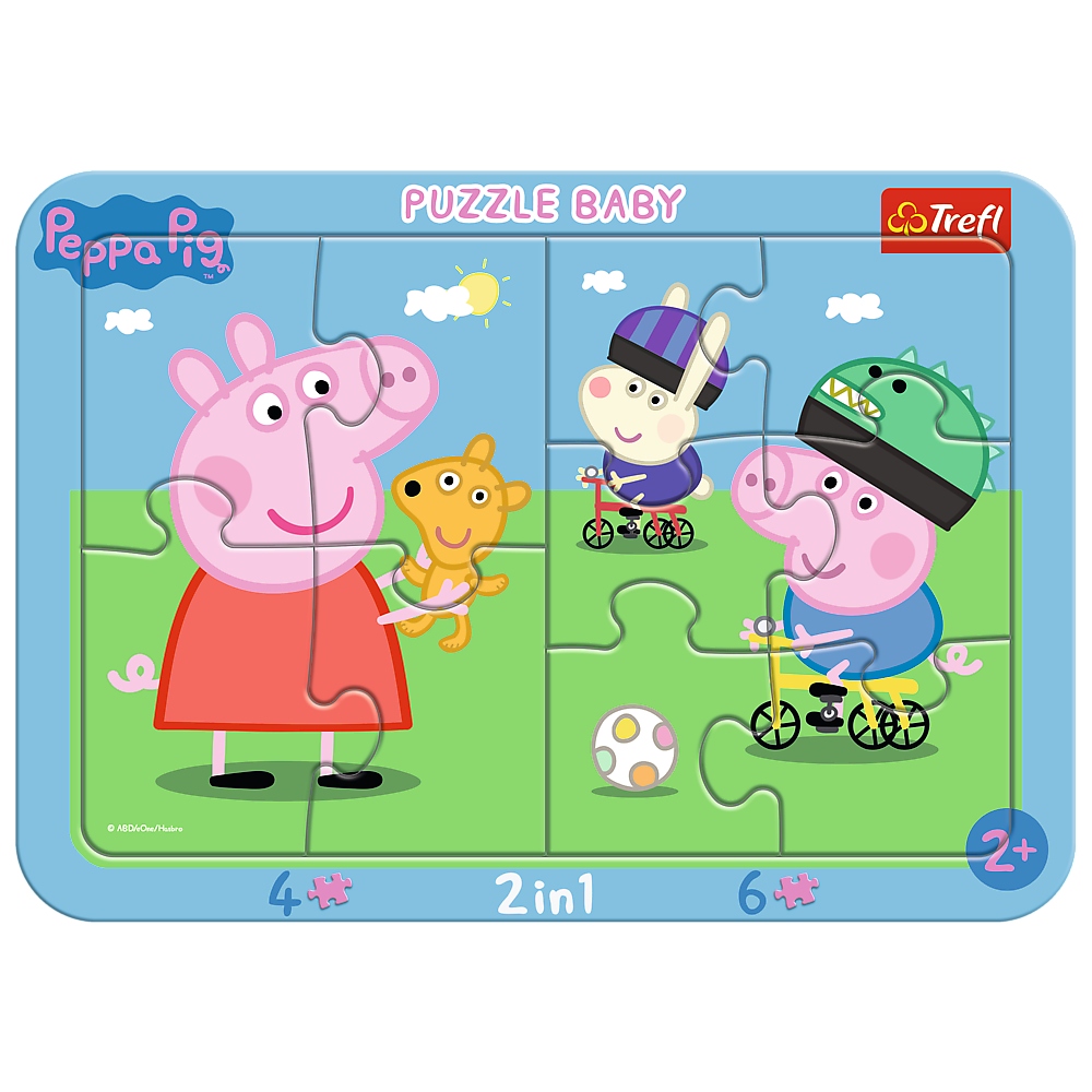 Puzzle ramkowe Świnka Peppa Trefl 10 elementów
