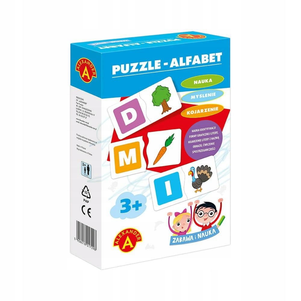 Puzzle ALFABET 48 elementów Alexander XP-610881 1828