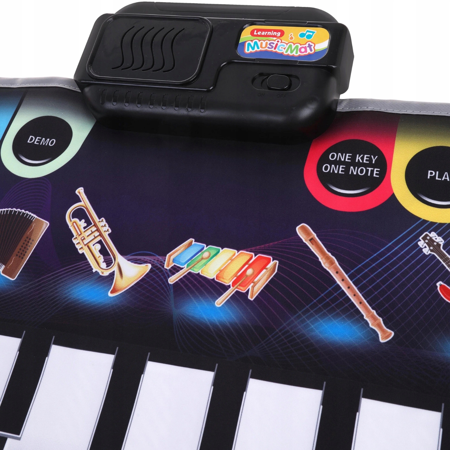 INTERAKTYWNA MATA MUZYCZNA KEYBOARD PIANINKO 8 INSTRUMENTÓW ODTWARZANIE