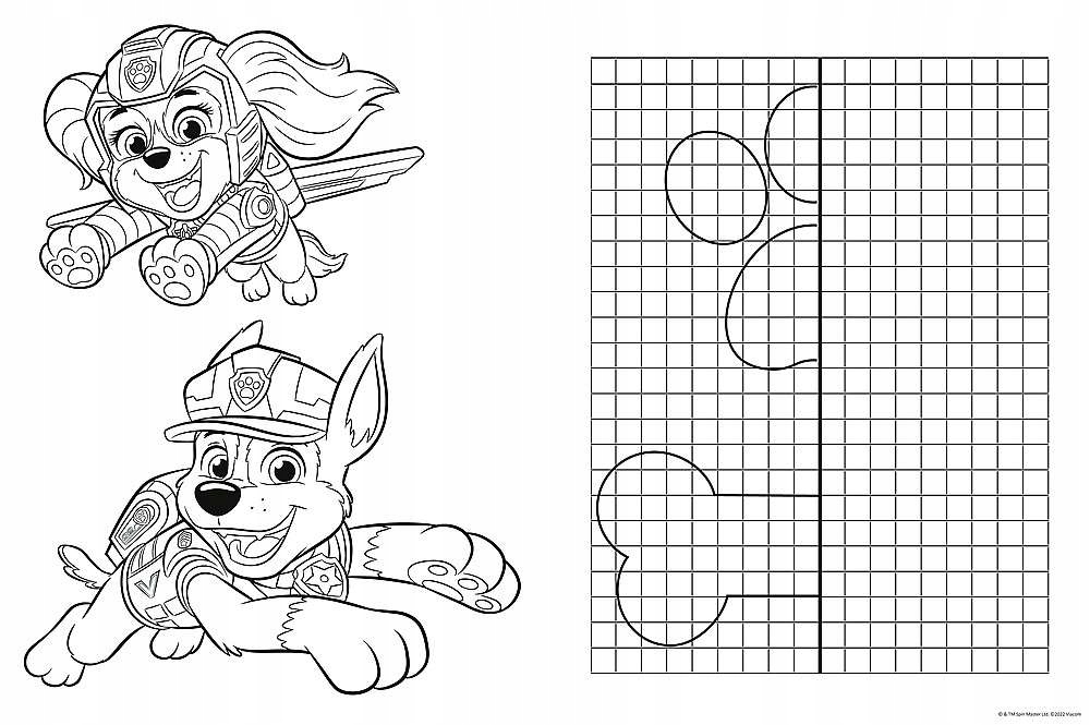 DWUSTRONE MAXI PUZZLE 24 EL. WYZWANIE PSI PATROL 3W1