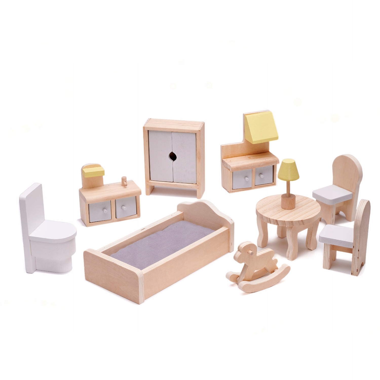 Domek drewniany dla lalek 70 cm