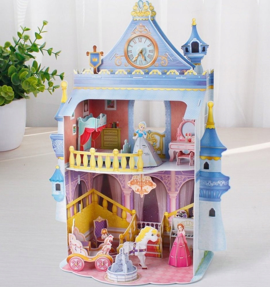 Puzzle 3D Domek dla lalek Fairytale Cast