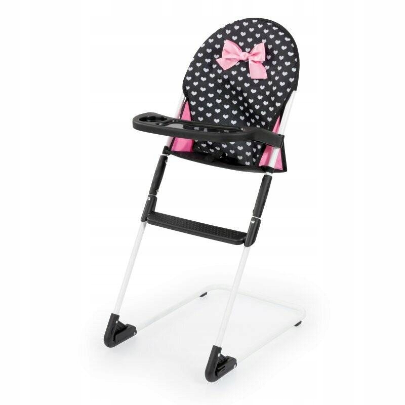 Łóżeczko Dla Lalki Turystyczne, Krzesełko Do Karmienia Z Akcesoriami Bayer