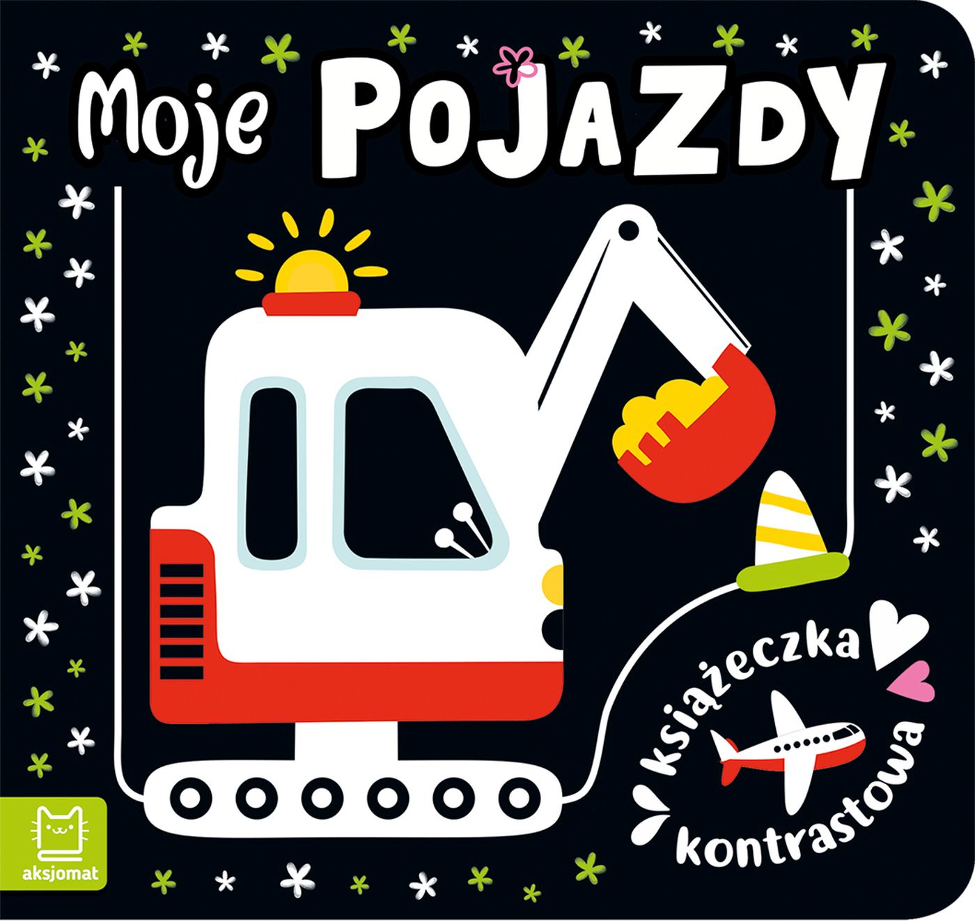 Książeczka kontrastowa „Moje pojazdy” - Agnieszka Bator