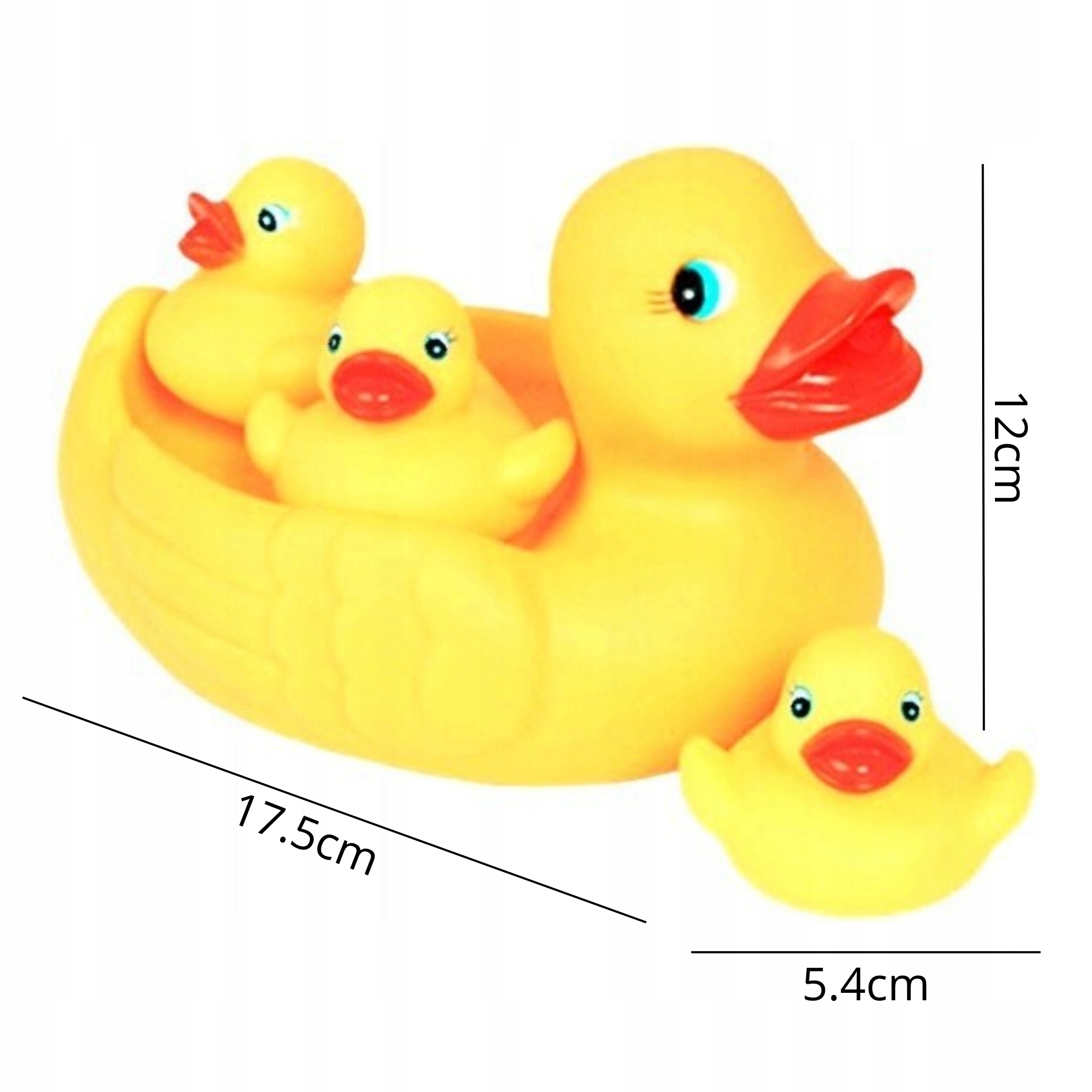 KACZKA KACZKI -rodzina kaczek w siatce DUŻA