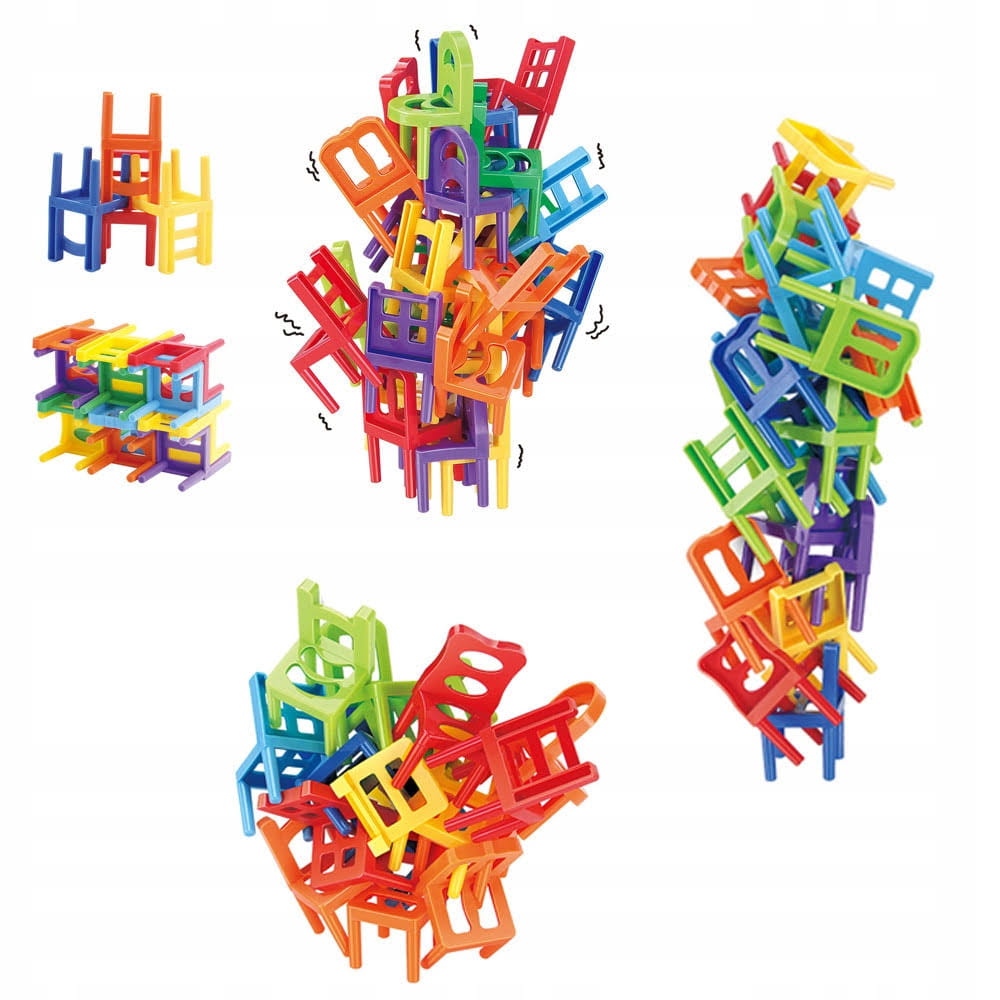 Klocki- Krzesełka konstrukcyjne KRZESŁA ASKATO