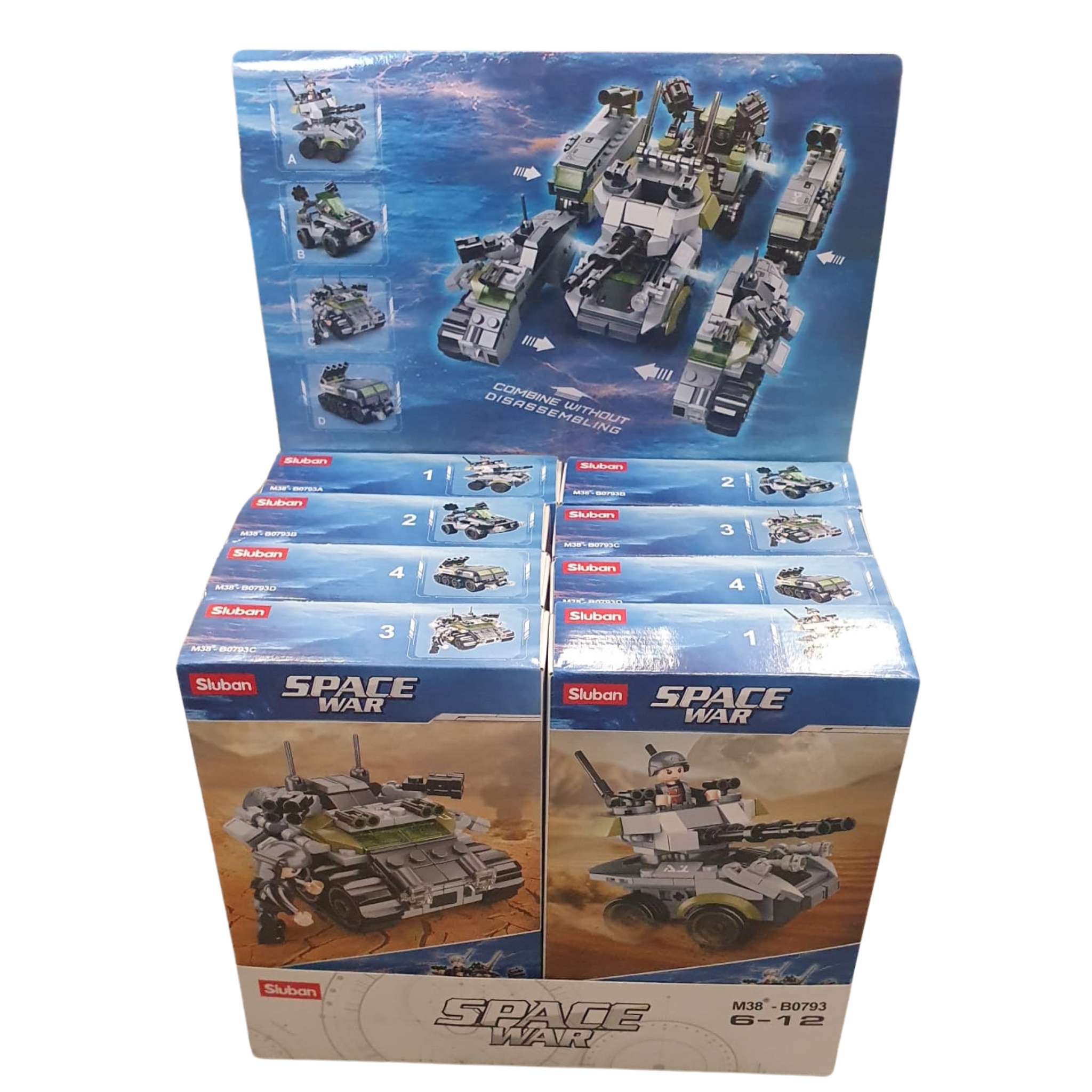 Klocki - Pojazd wojskowy 123 elementy Sluban B0793C