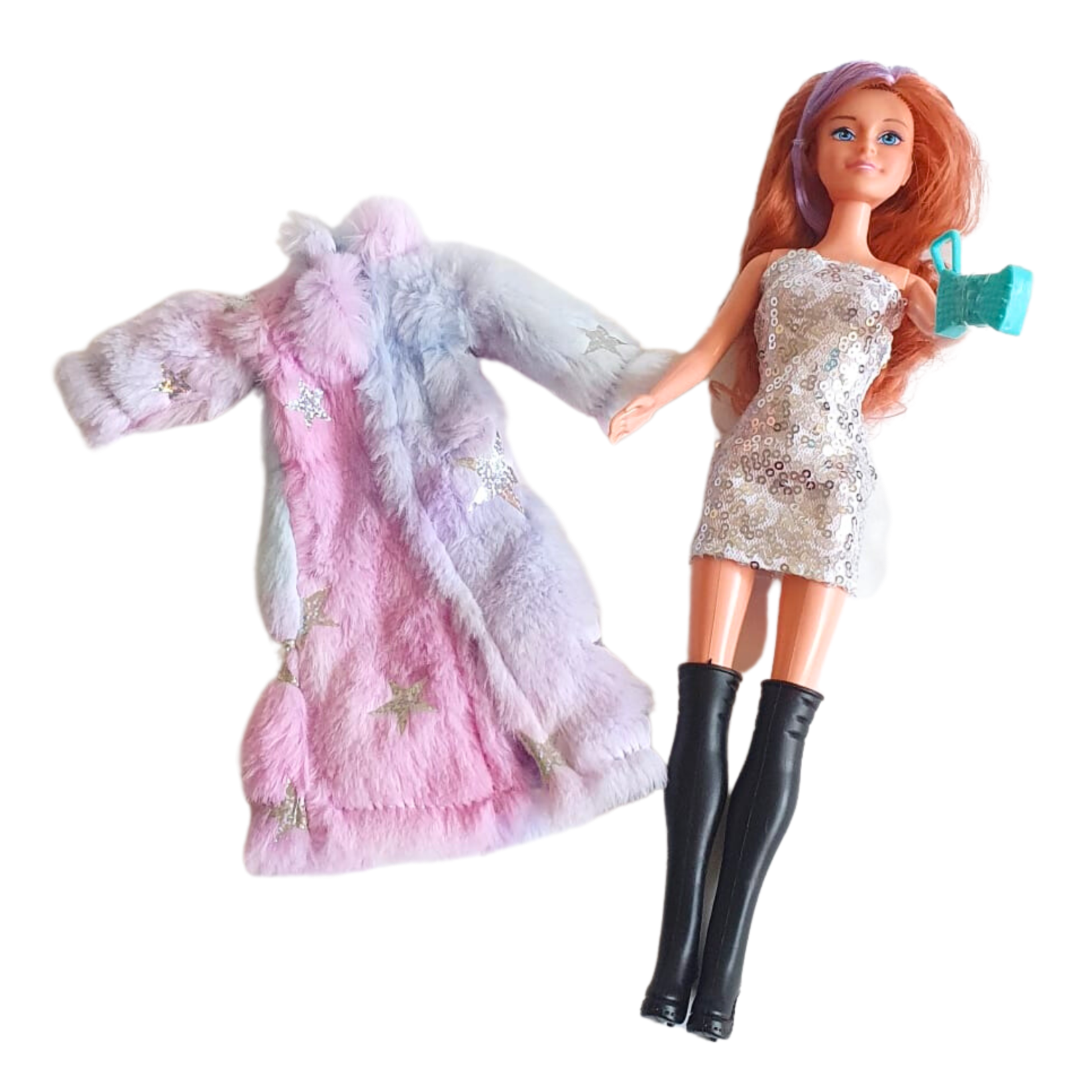 Lalka Modna Natalia W Kożuszku 29Cm