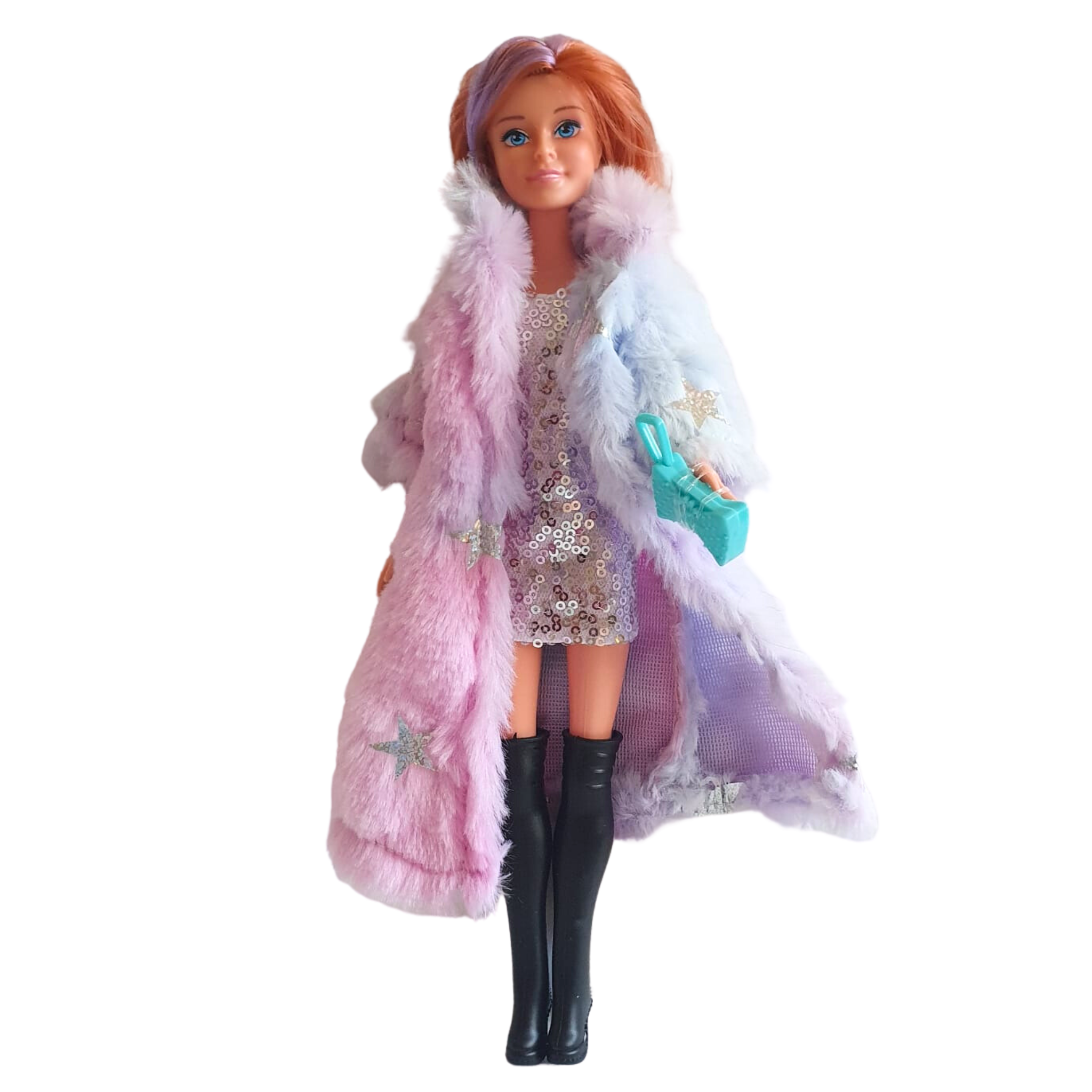 Lalka Modna Natalia W Kożuszku 29Cm