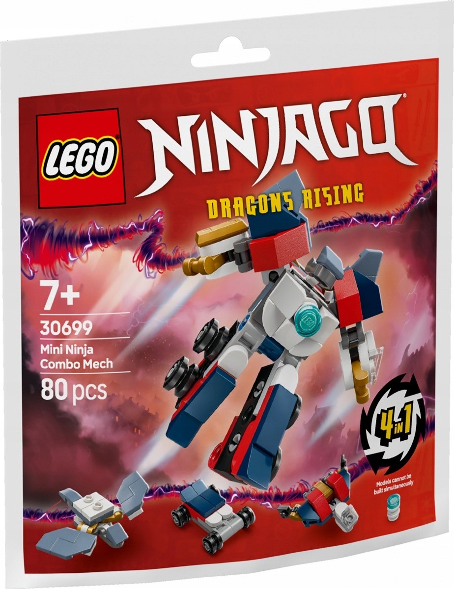 LEGO Klocki Ninjago 30699 Wielofunkcyjny minimech ninja 7+ (80 elementów)