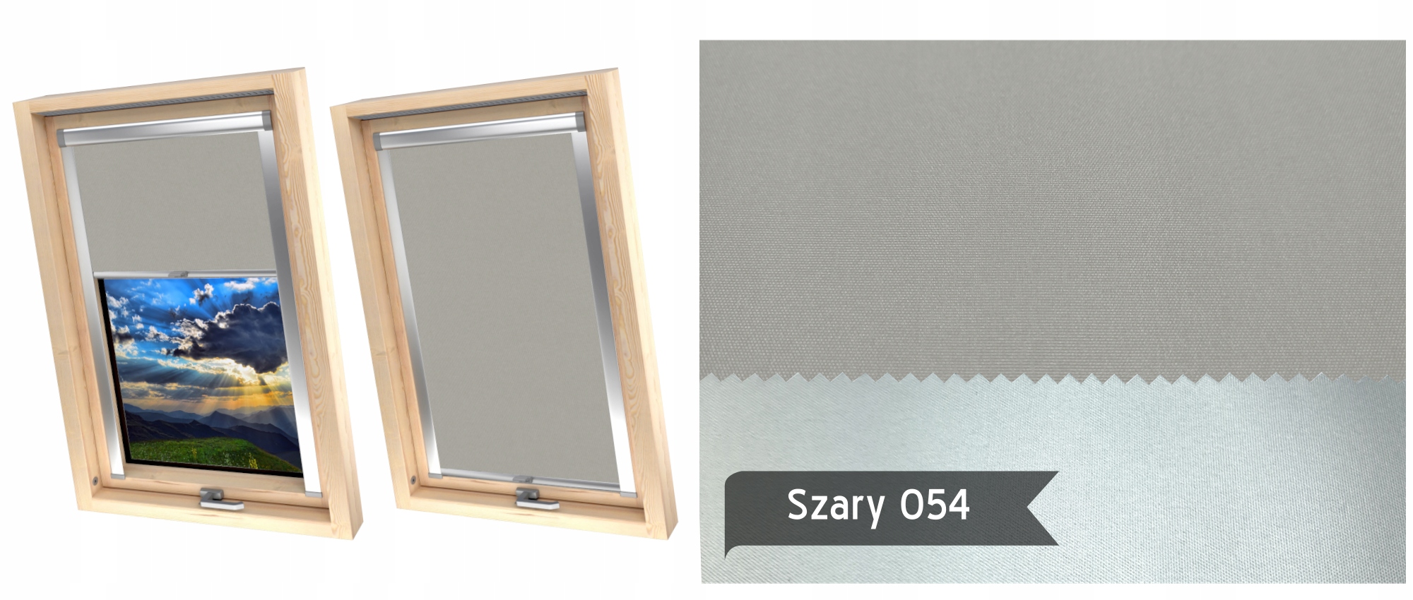 Roleta Dachowa Zaciemniająca do okien FAKRO 78x98