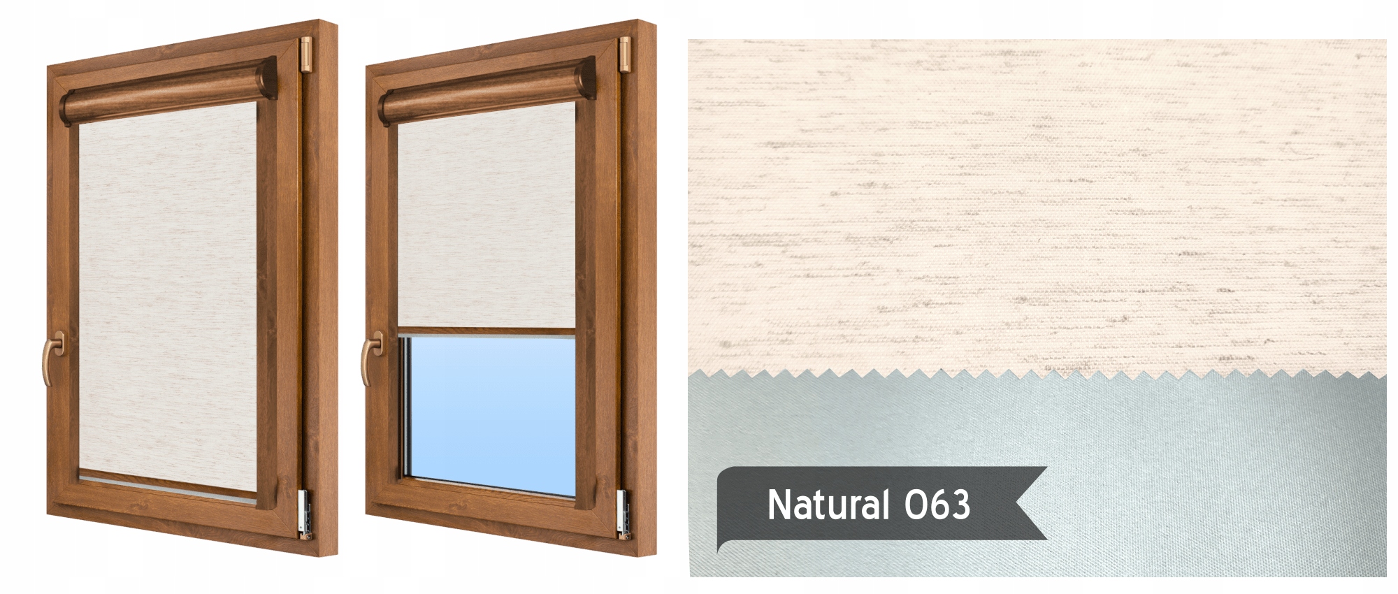 Roleta Zaciemniająca w Kasecie Złoty Dąb VEGAS